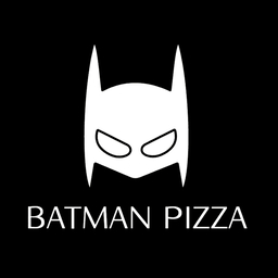 Pizza Batman logo.